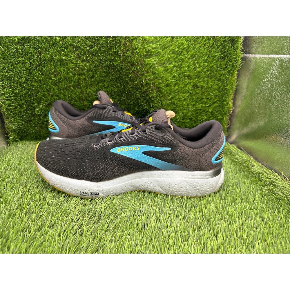 Brooks Ghost 16 1104181D029 Athletic Sneaker Men's 9.5D Black Mesh Road Running - Picture 11 of 15